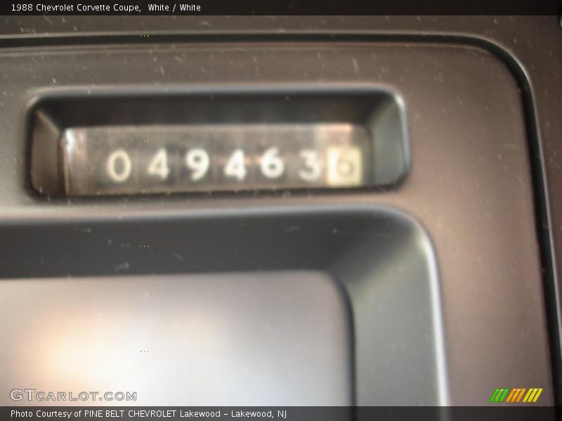 White / White 1988 Chevrolet Corvette Coupe