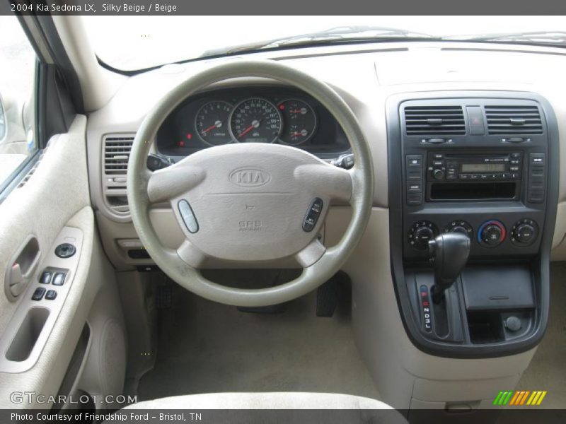 Silky Beige / Beige 2004 Kia Sedona LX