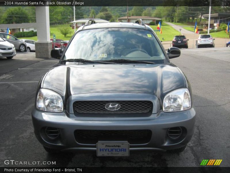 Black Obsidian / Beige 2004 Hyundai Santa Fe