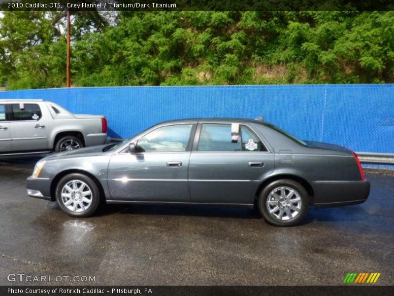 Grey Flannel / Titanium/Dark Titanium 2010 Cadillac DTS