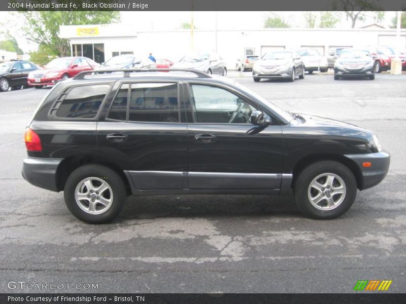 Black Obsidian / Beige 2004 Hyundai Santa Fe