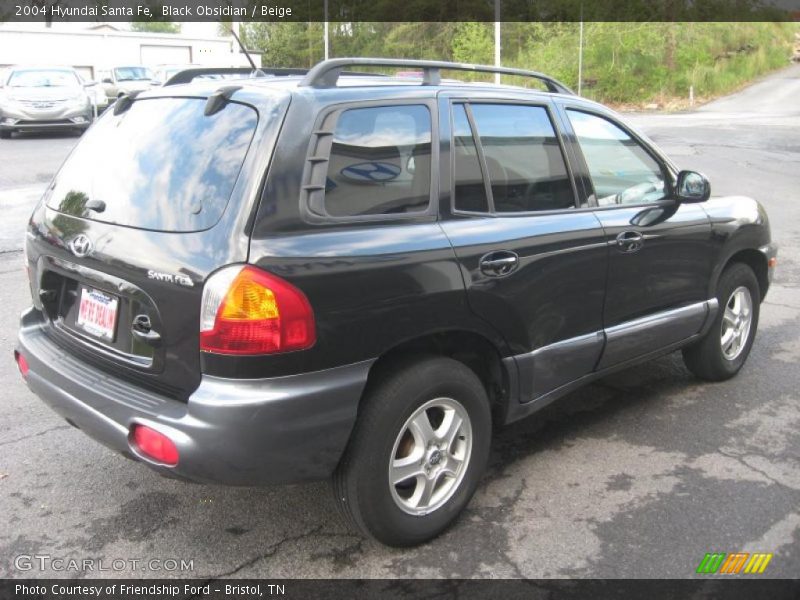 Black Obsidian / Beige 2004 Hyundai Santa Fe