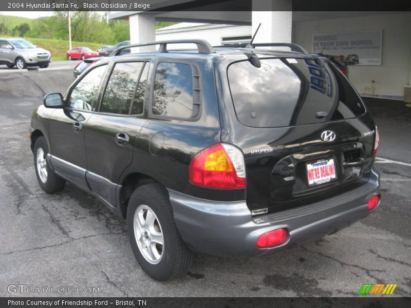 Black Obsidian / Beige 2004 Hyundai Santa Fe
