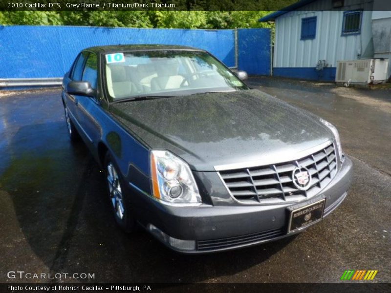 Grey Flannel / Titanium/Dark Titanium 2010 Cadillac DTS