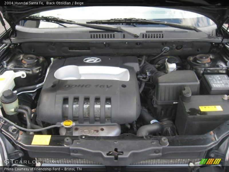  2004 Santa Fe  Engine - 2.4 Liter DOHC 16V 4 Cylinder