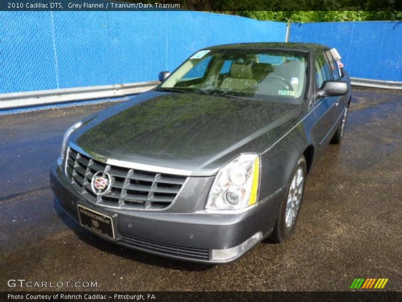 Grey Flannel / Titanium/Dark Titanium 2010 Cadillac DTS