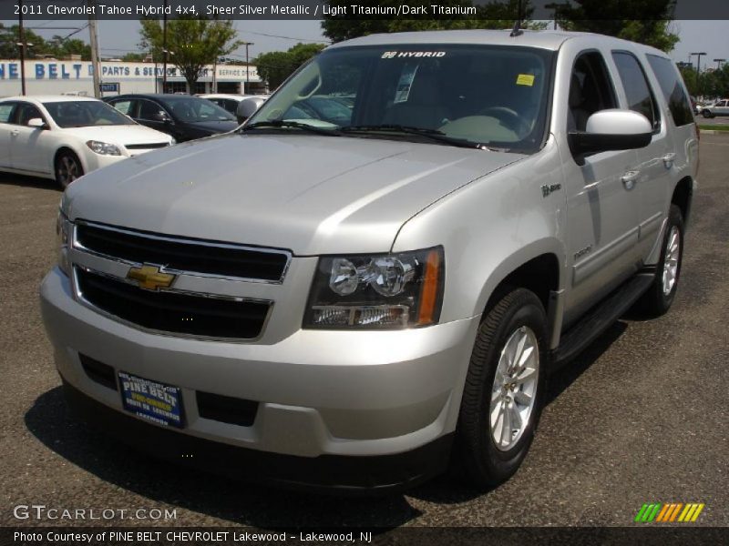 Sheer Silver Metallic / Light Titanium/Dark Titanium 2011 Chevrolet Tahoe Hybrid 4x4