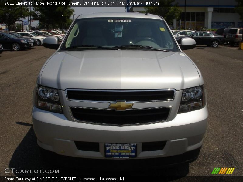 Sheer Silver Metallic / Light Titanium/Dark Titanium 2011 Chevrolet Tahoe Hybrid 4x4