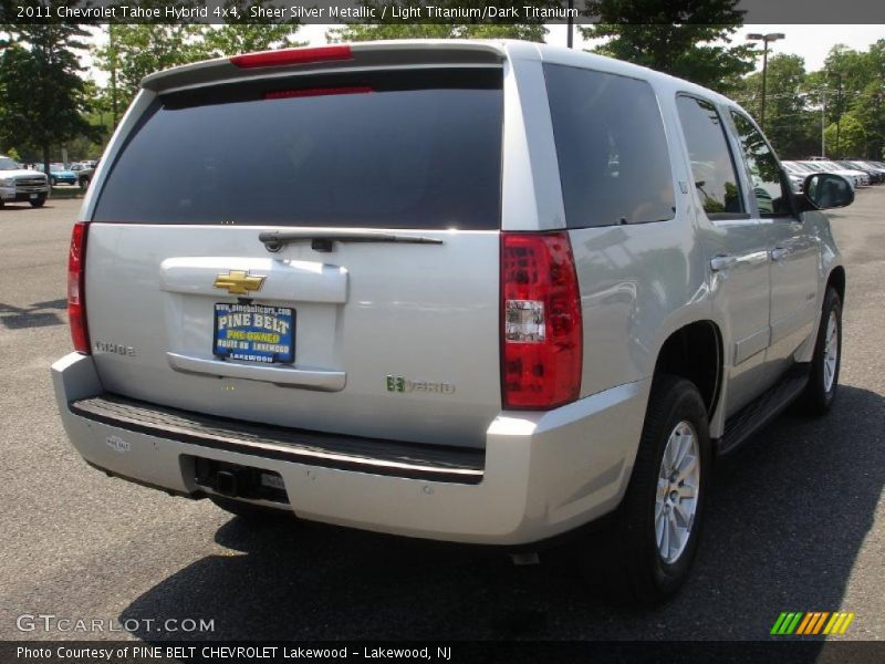 Sheer Silver Metallic / Light Titanium/Dark Titanium 2011 Chevrolet Tahoe Hybrid 4x4