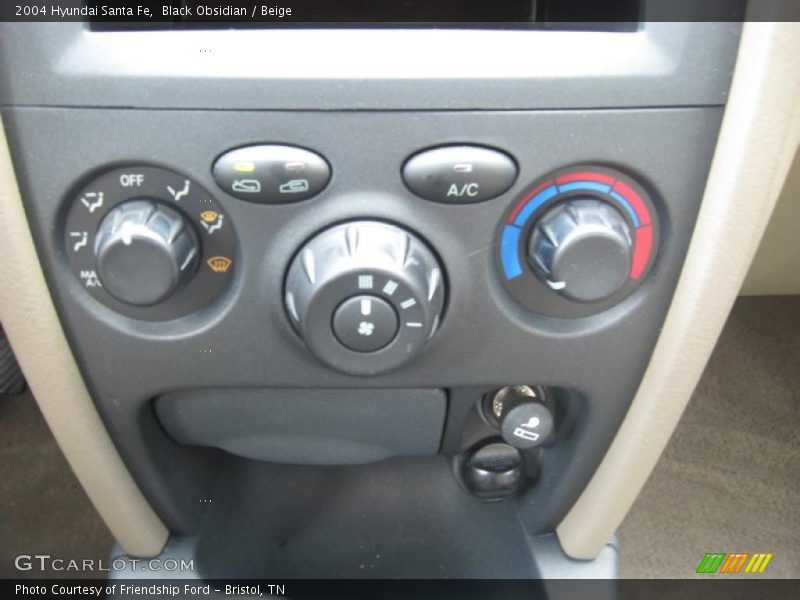 Controls of 2004 Santa Fe 