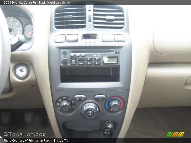 Controls of 2004 Santa Fe 