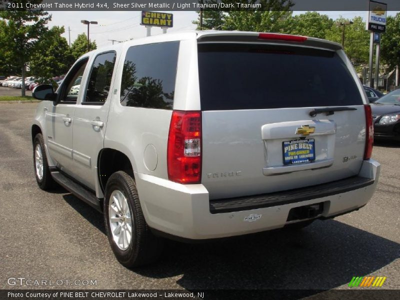 Sheer Silver Metallic / Light Titanium/Dark Titanium 2011 Chevrolet Tahoe Hybrid 4x4