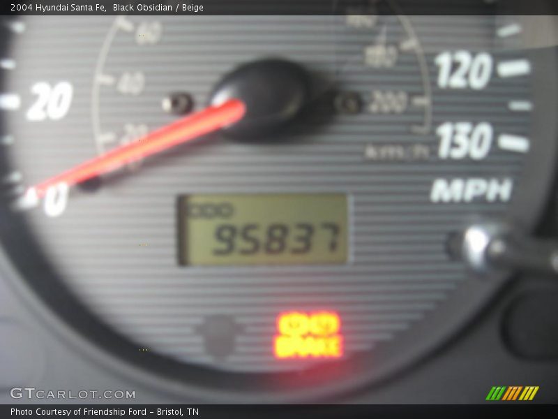 Black Obsidian / Beige 2004 Hyundai Santa Fe