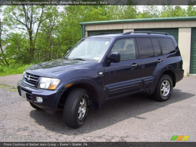 Memphis Blue Pearlescent / Black 2002 Mitsubishi Montero Limited 4x4