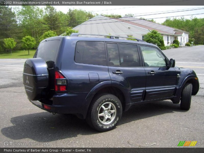 Memphis Blue Pearlescent / Black 2002 Mitsubishi Montero Limited 4x4