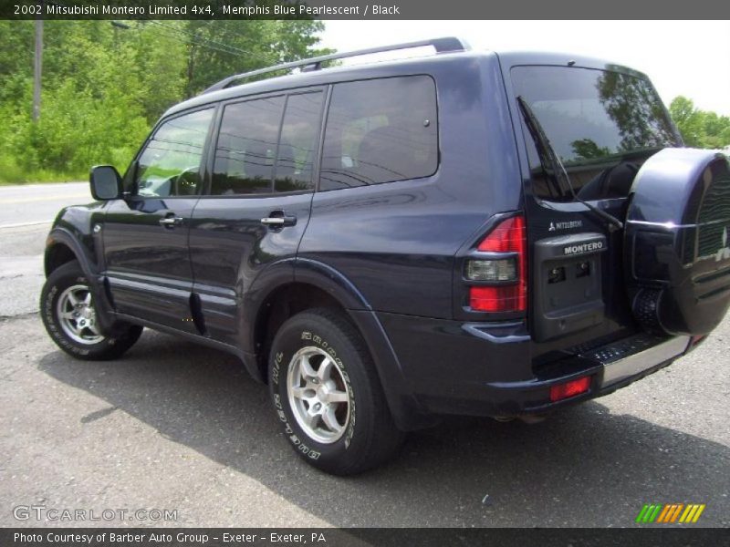 Memphis Blue Pearlescent / Black 2002 Mitsubishi Montero Limited 4x4