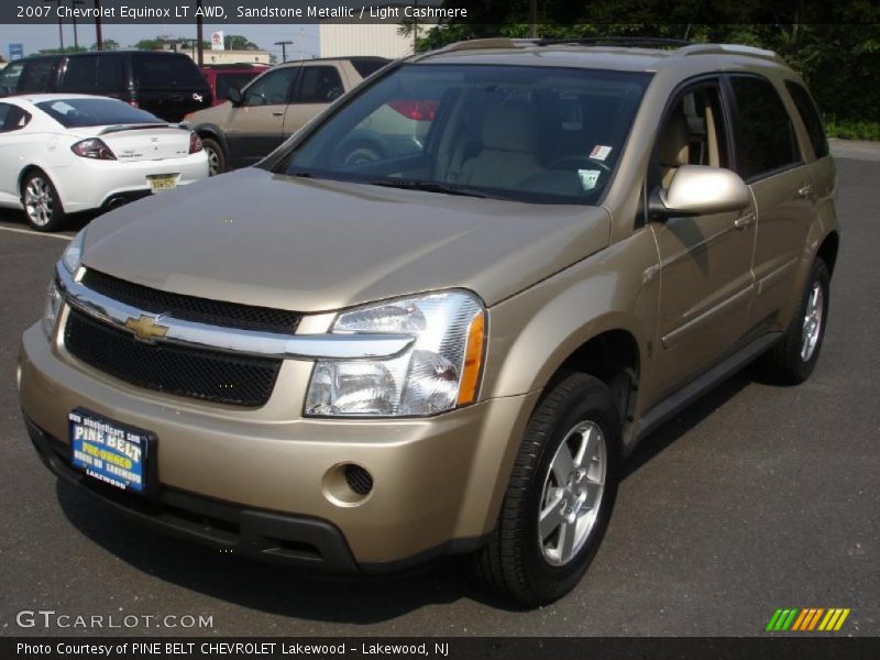 Sandstone Metallic / Light Cashmere 2007 Chevrolet Equinox LT AWD