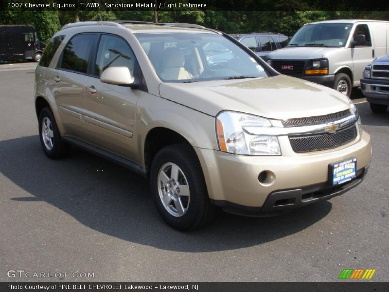Sandstone Metallic / Light Cashmere 2007 Chevrolet Equinox LT AWD