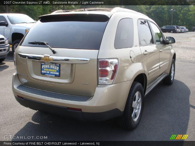 Sandstone Metallic / Light Cashmere 2007 Chevrolet Equinox LT AWD