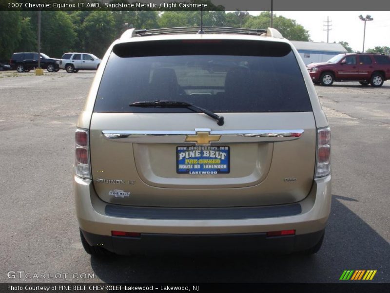 Sandstone Metallic / Light Cashmere 2007 Chevrolet Equinox LT AWD