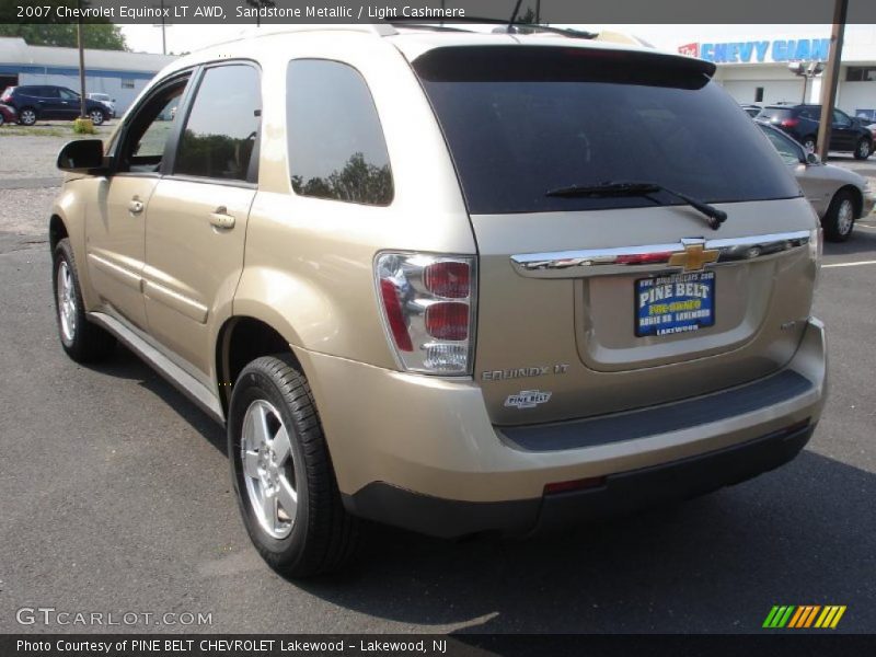 Sandstone Metallic / Light Cashmere 2007 Chevrolet Equinox LT AWD