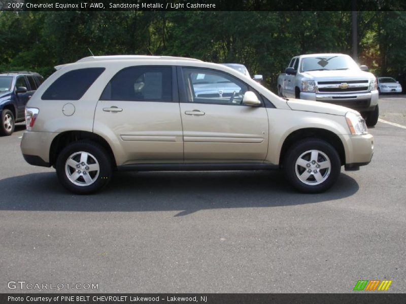 Sandstone Metallic / Light Cashmere 2007 Chevrolet Equinox LT AWD