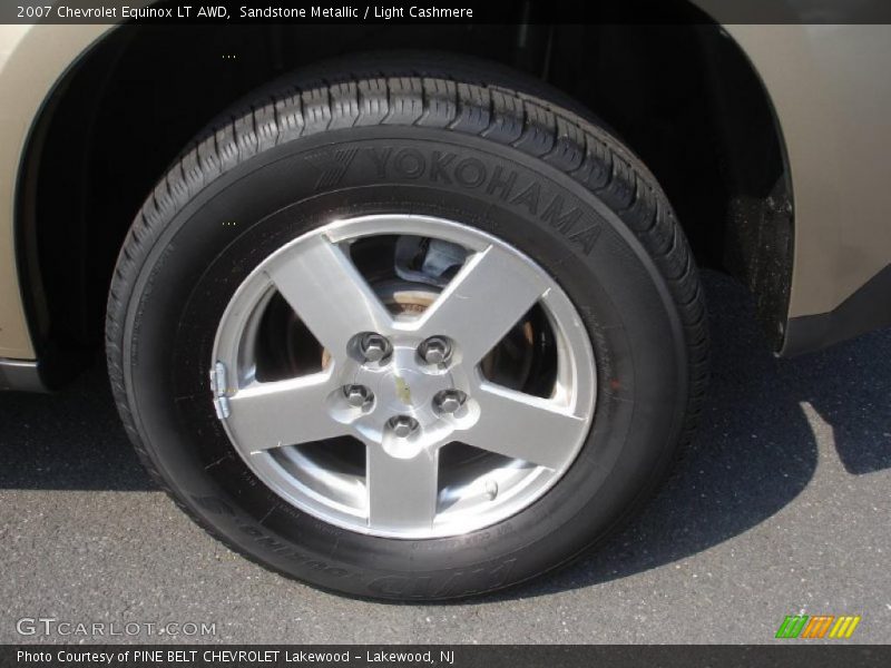 Sandstone Metallic / Light Cashmere 2007 Chevrolet Equinox LT AWD