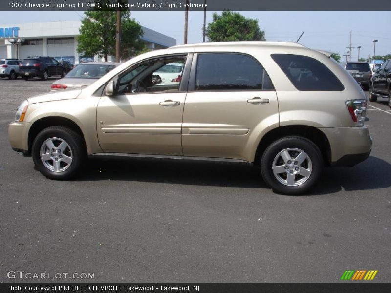 Sandstone Metallic / Light Cashmere 2007 Chevrolet Equinox LT AWD