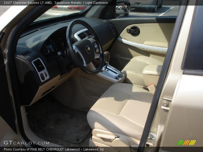 Sandstone Metallic / Light Cashmere 2007 Chevrolet Equinox LT AWD