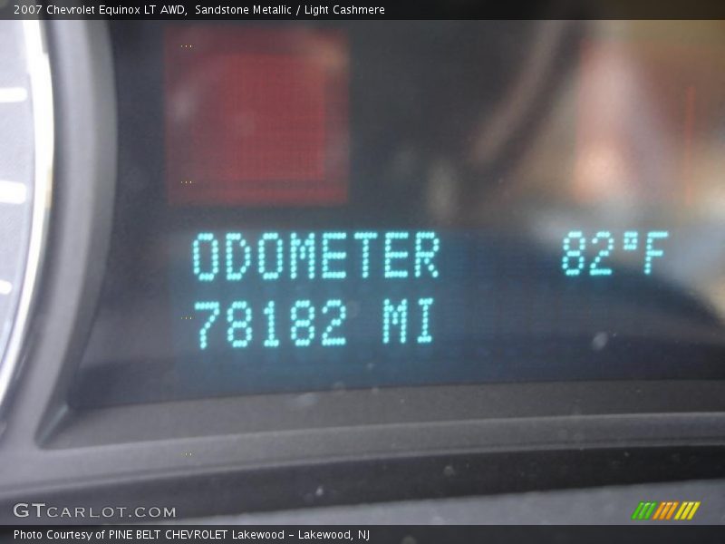 Sandstone Metallic / Light Cashmere 2007 Chevrolet Equinox LT AWD