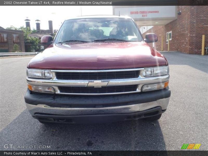 Redfire Metallic / Medium Gray/Neutral 2002 Chevrolet Tahoe LT 4x4