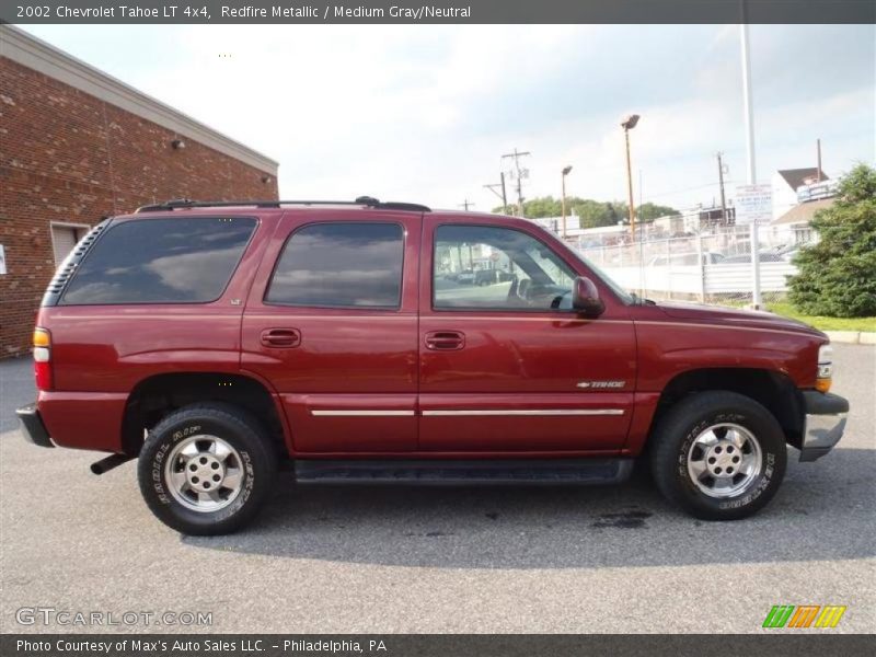 Redfire Metallic / Medium Gray/Neutral 2002 Chevrolet Tahoe LT 4x4