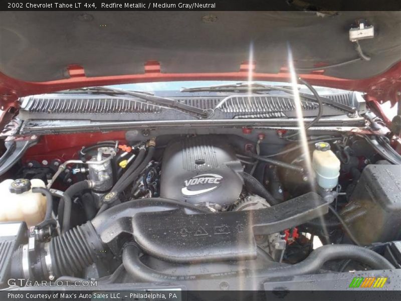 Redfire Metallic / Medium Gray/Neutral 2002 Chevrolet Tahoe LT 4x4