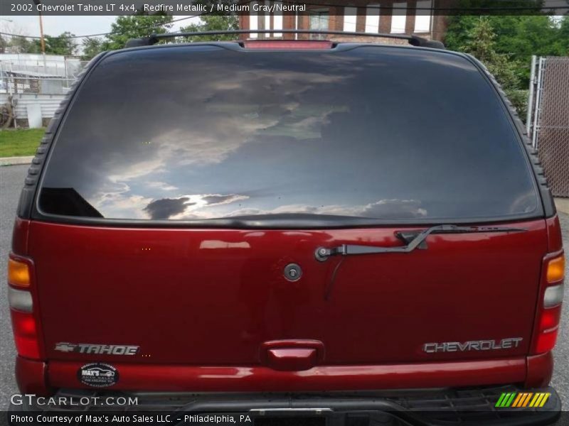 Redfire Metallic / Medium Gray/Neutral 2002 Chevrolet Tahoe LT 4x4
