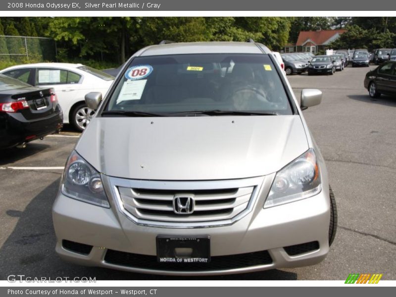 Silver Pearl Metallic / Gray 2008 Honda Odyssey EX