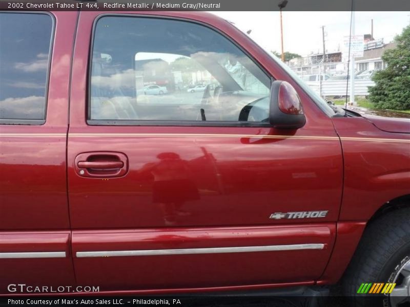 Redfire Metallic / Medium Gray/Neutral 2002 Chevrolet Tahoe LT 4x4