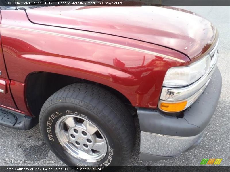 Redfire Metallic / Medium Gray/Neutral 2002 Chevrolet Tahoe LT 4x4