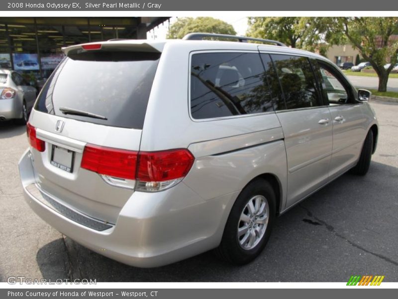 Silver Pearl Metallic / Gray 2008 Honda Odyssey EX