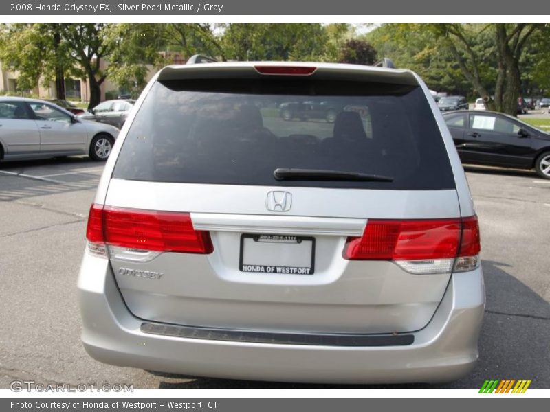 Silver Pearl Metallic / Gray 2008 Honda Odyssey EX