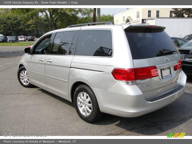 Silver Pearl Metallic / Gray 2008 Honda Odyssey EX