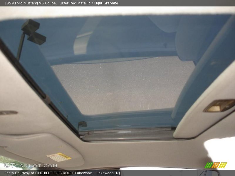 Laser Red Metallic / Light Graphite 1999 Ford Mustang V6 Coupe