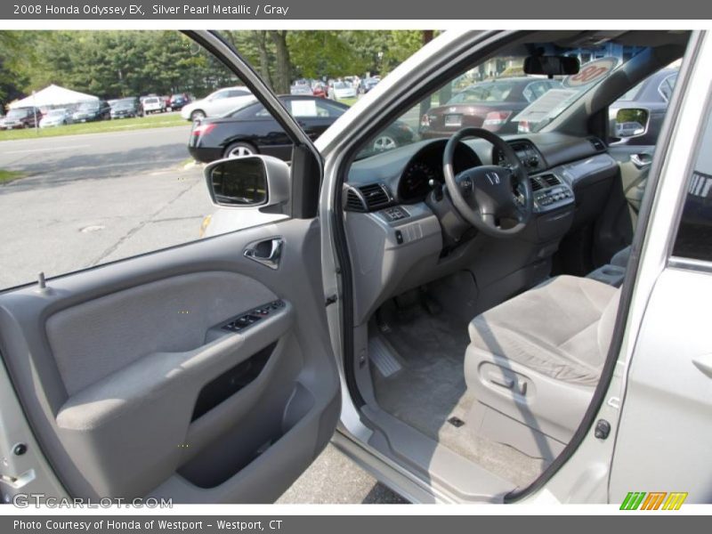 Silver Pearl Metallic / Gray 2008 Honda Odyssey EX
