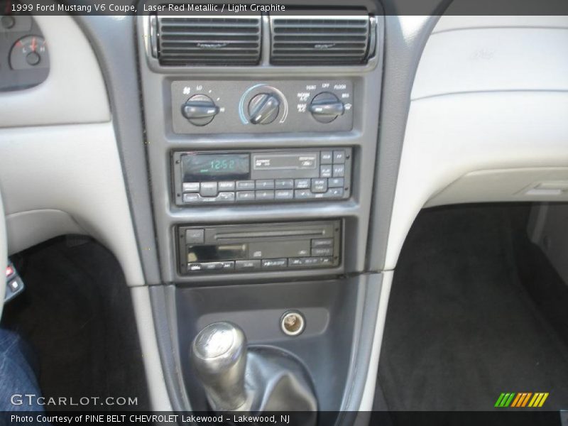 Laser Red Metallic / Light Graphite 1999 Ford Mustang V6 Coupe