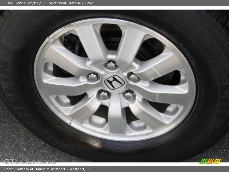 Silver Pearl Metallic / Gray 2008 Honda Odyssey EX