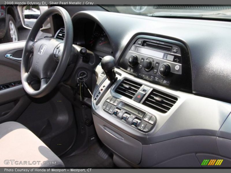 Silver Pearl Metallic / Gray 2008 Honda Odyssey EX