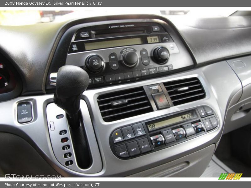 Silver Pearl Metallic / Gray 2008 Honda Odyssey EX