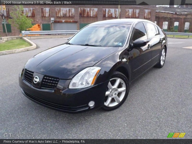 Onyx Black / Black 2006 Nissan Maxima 3.5 SE