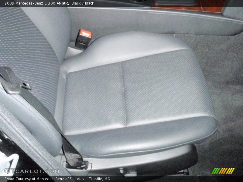 Black / Black 2009 Mercedes-Benz C 300 4Matic