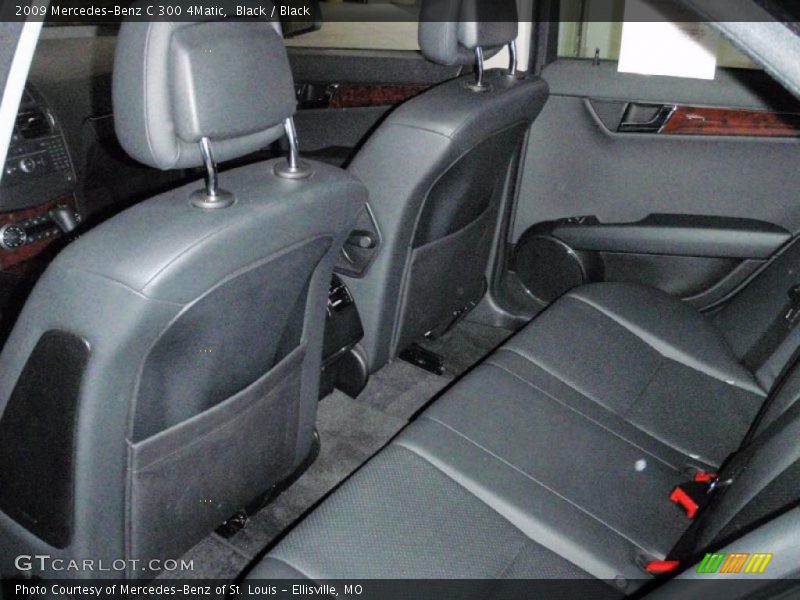 Black / Black 2009 Mercedes-Benz C 300 4Matic