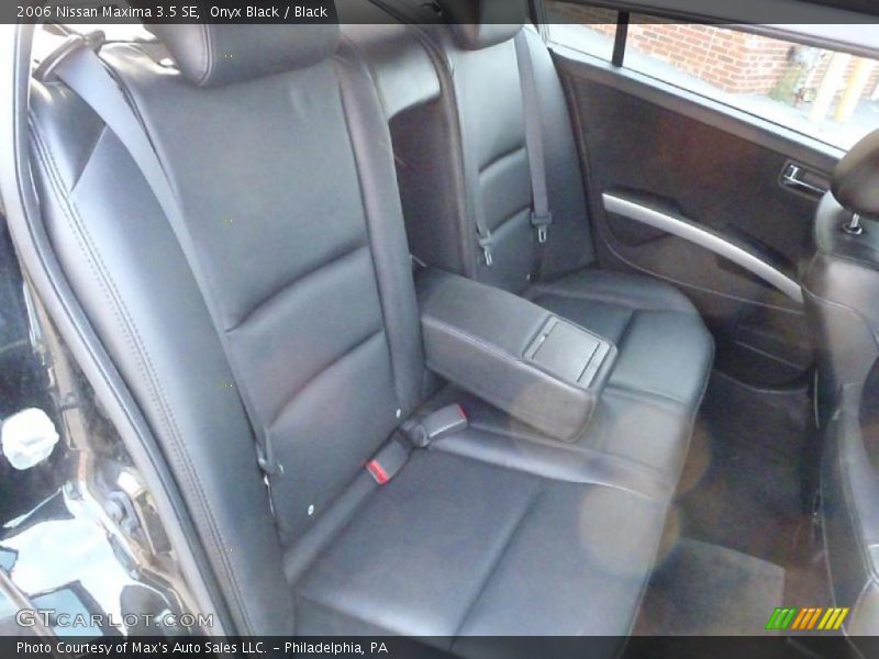 Onyx Black / Black 2006 Nissan Maxima 3.5 SE